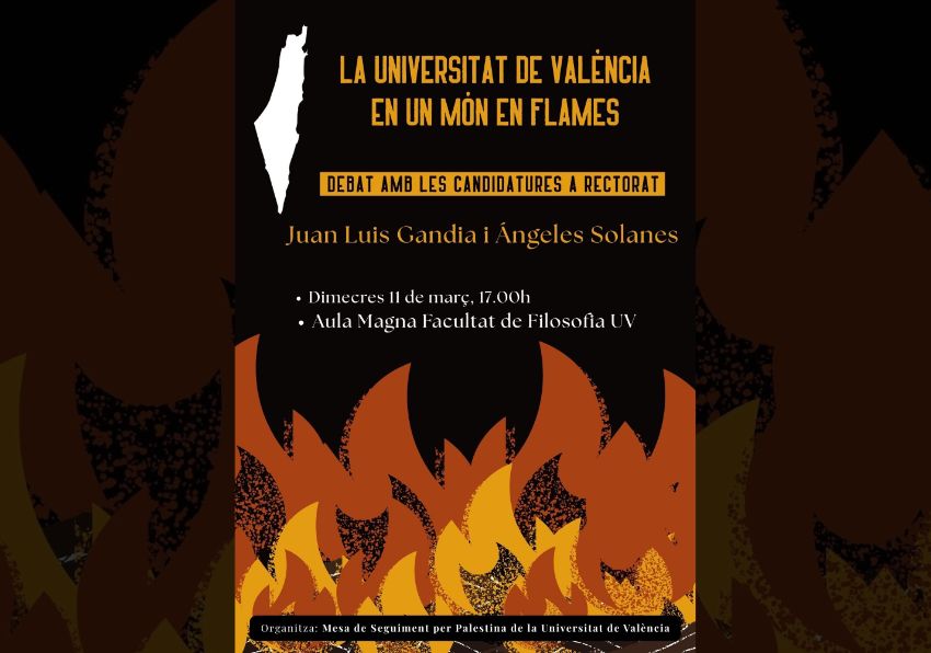 Debate con las candidaturas a rectorado UV